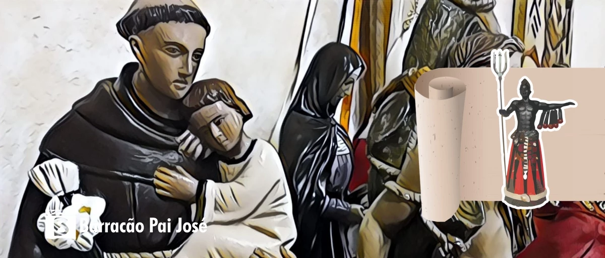 Representação visual do Orixá Exu Bará, o mensageiro divino